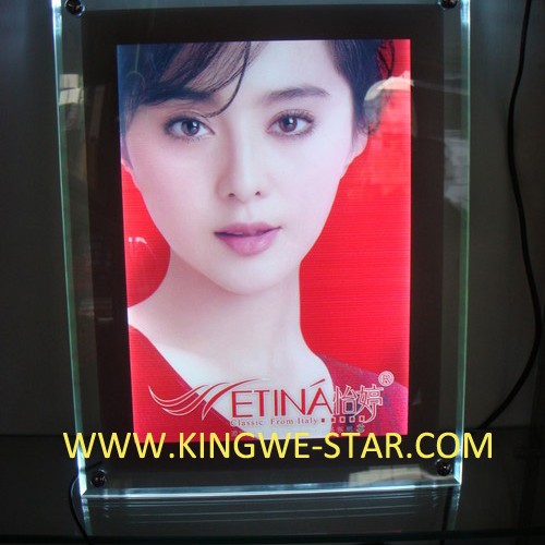 Advertising magic mirror led light box